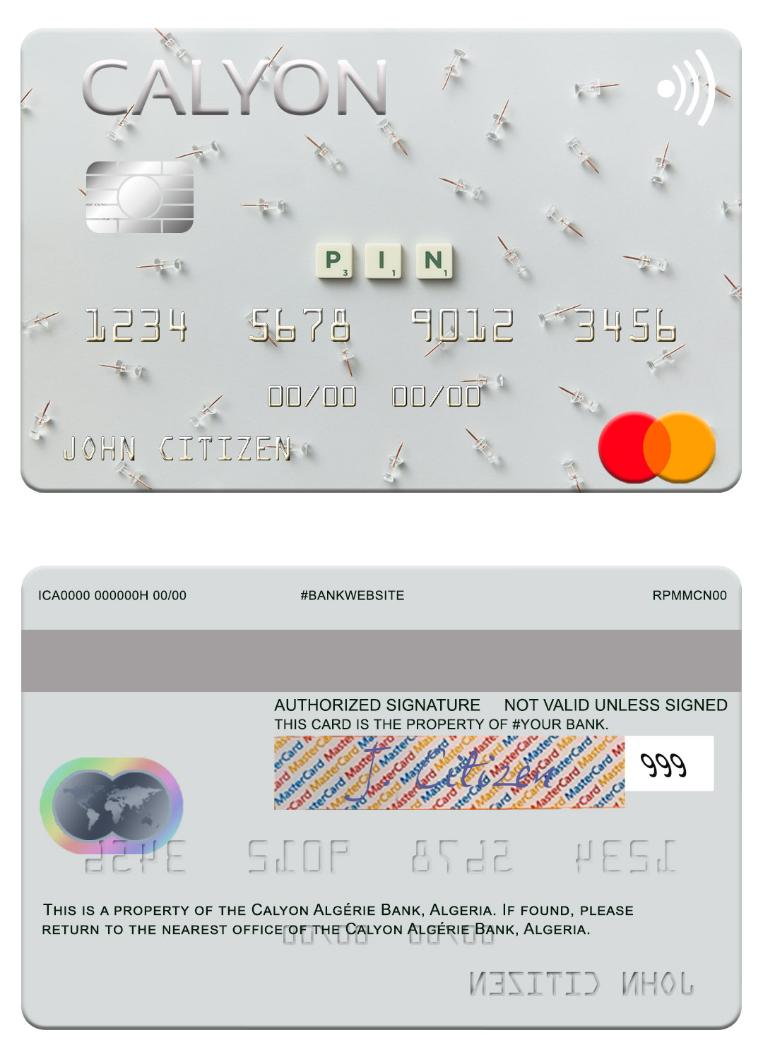 Algeria Calyon Algérie Bank mastercard